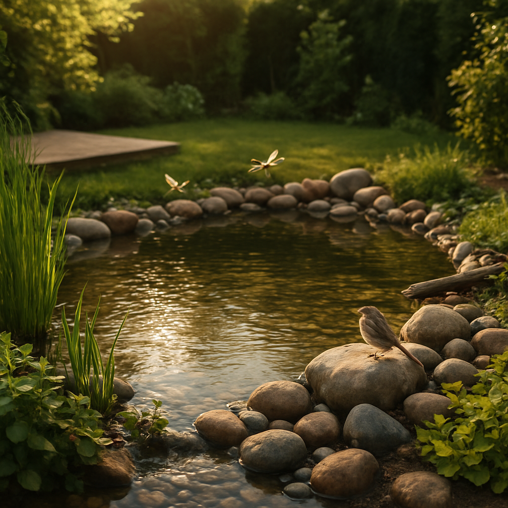 Wassermerkmale gezielt integrieren - Gartenideen von Green Bush df1009b6 eeeb 4f9d a480 f0fcebc57605